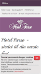 Mobile Screenshot of hotelfarsoe.dk