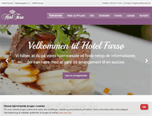 Tablet Screenshot of hotelfarsoe.dk